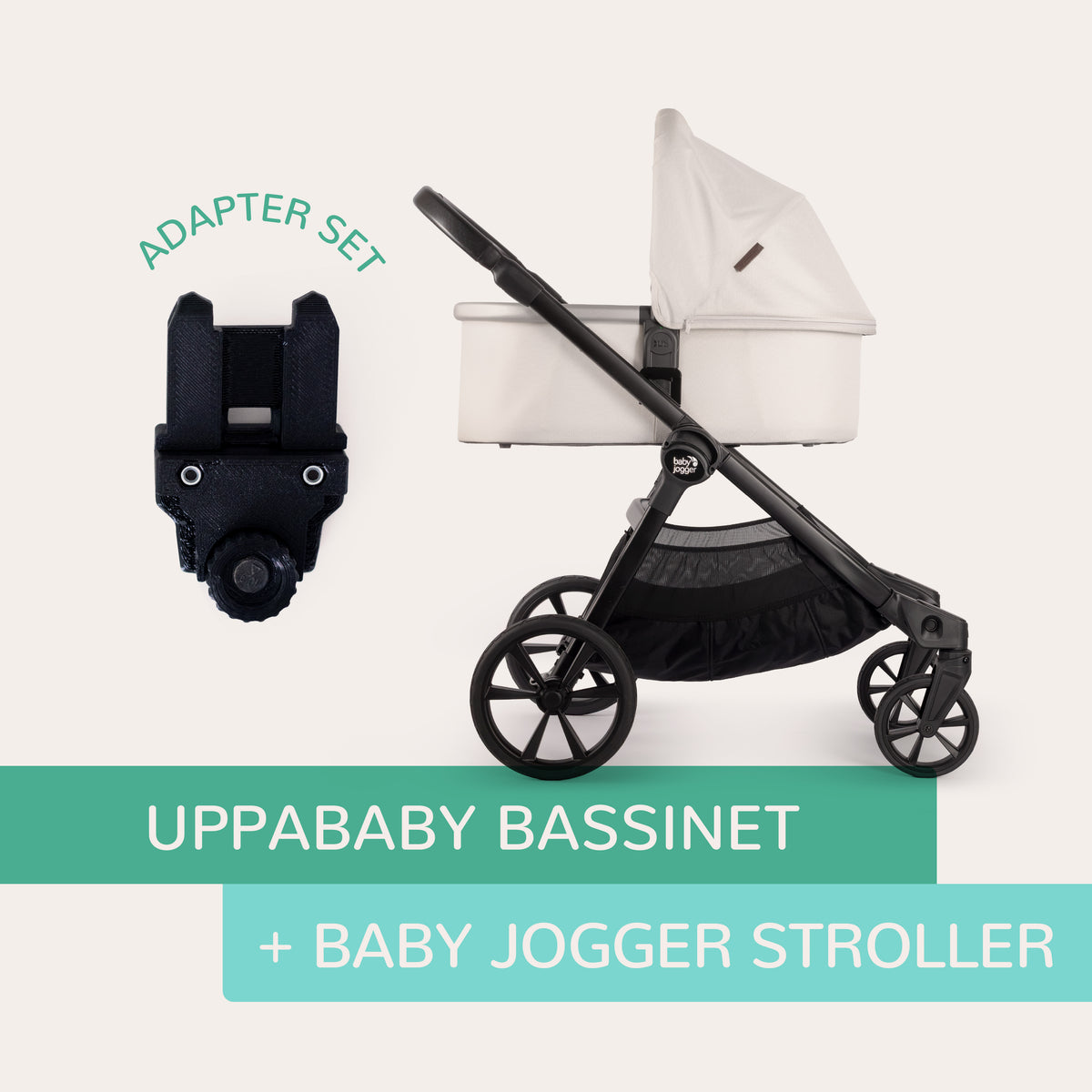 Vamos Baby Adapter – UPPAbaby Bassinet to Baby Jogger City Select