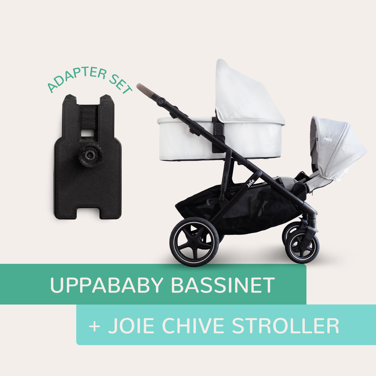 Vamos Baby Adapter – UPPAbaby Bassinet to Joie CHIVE Stroller
