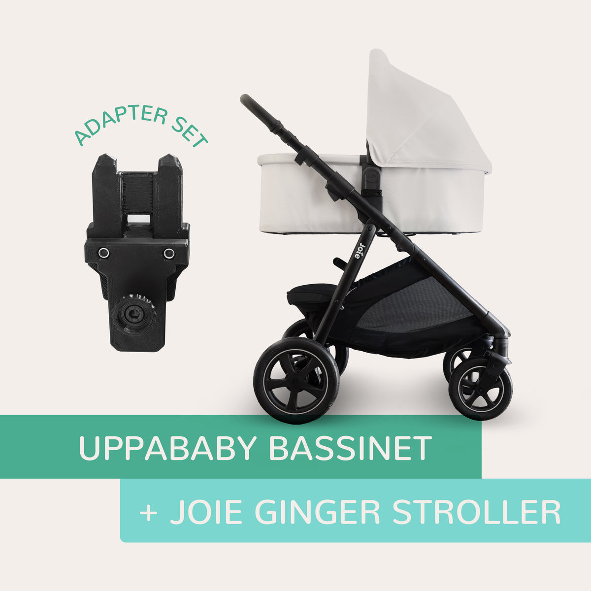 Vamos Baby Adapter – UPPAbaby Bassinet to Joie GINGER Stroller