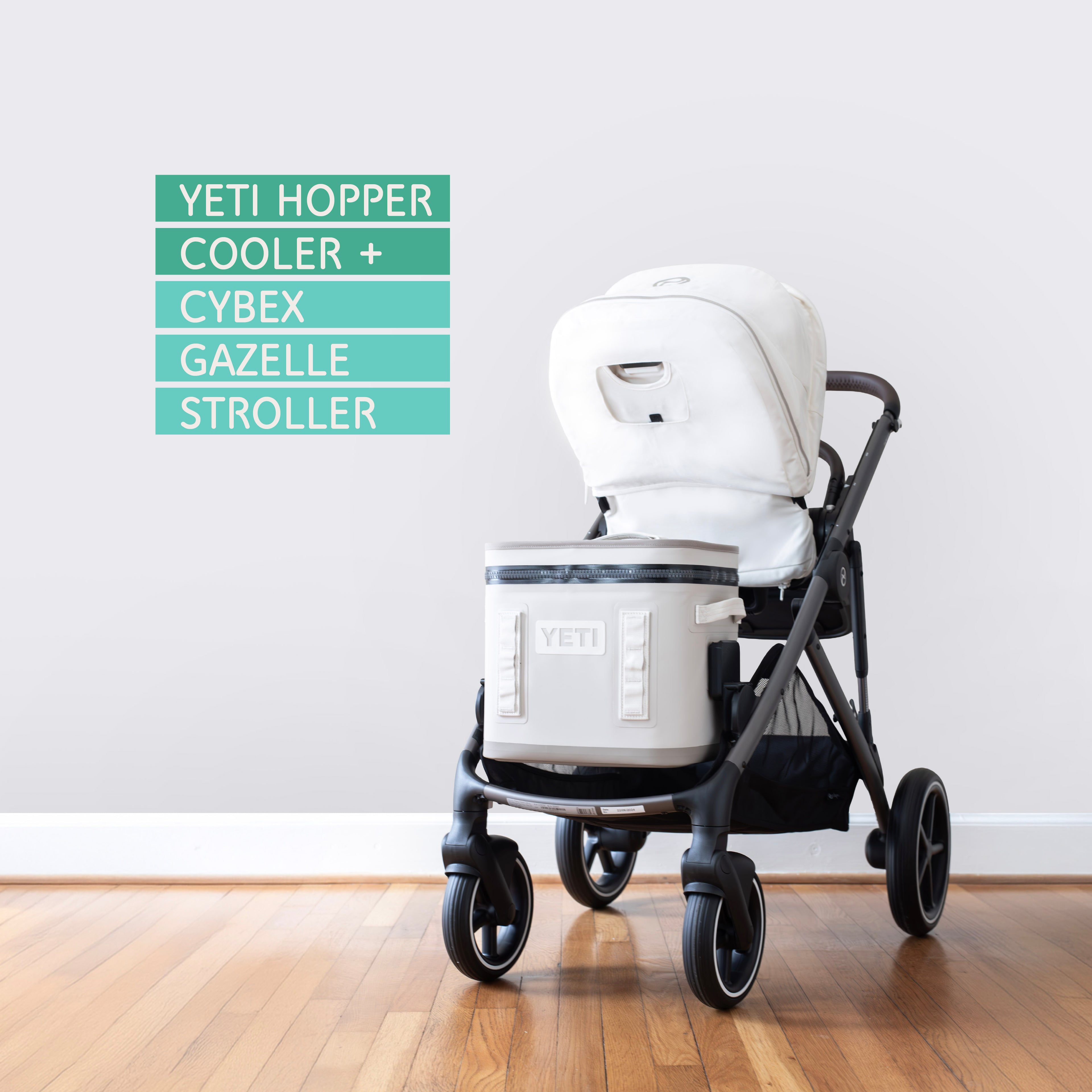 YETI Hopper Flip 12 Cooler to Cybex Gazelle Stroller Adapter