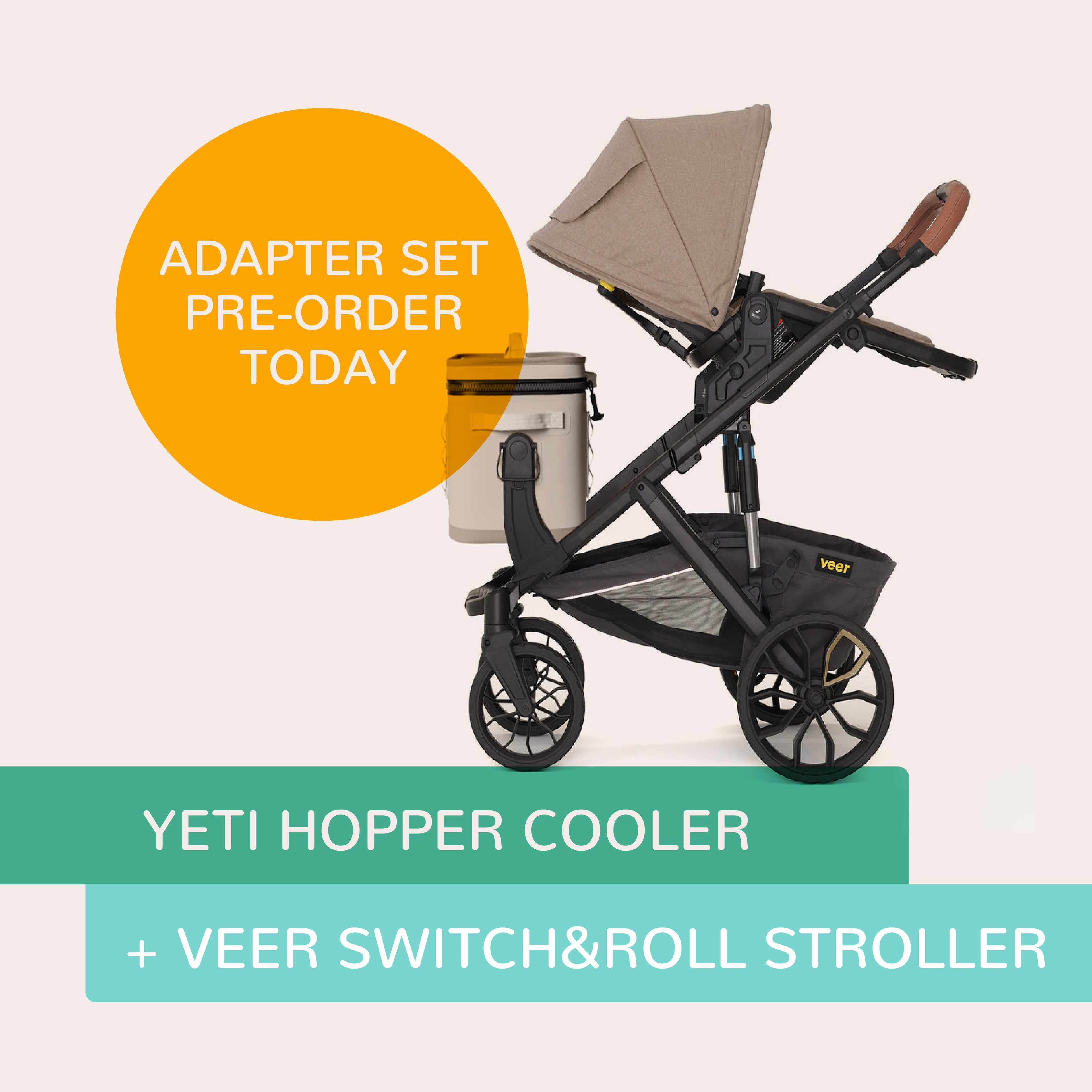 YETI Hopper Flip 12 Cooler to Veer Switch&Roll Stroller Adapter