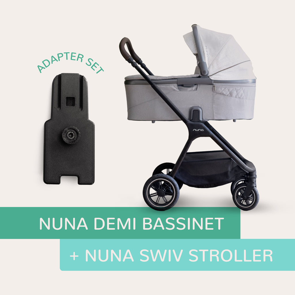 Vamos Baby Adapter – Nuna DEMI Bassinet to Nuna SWIV Stroller