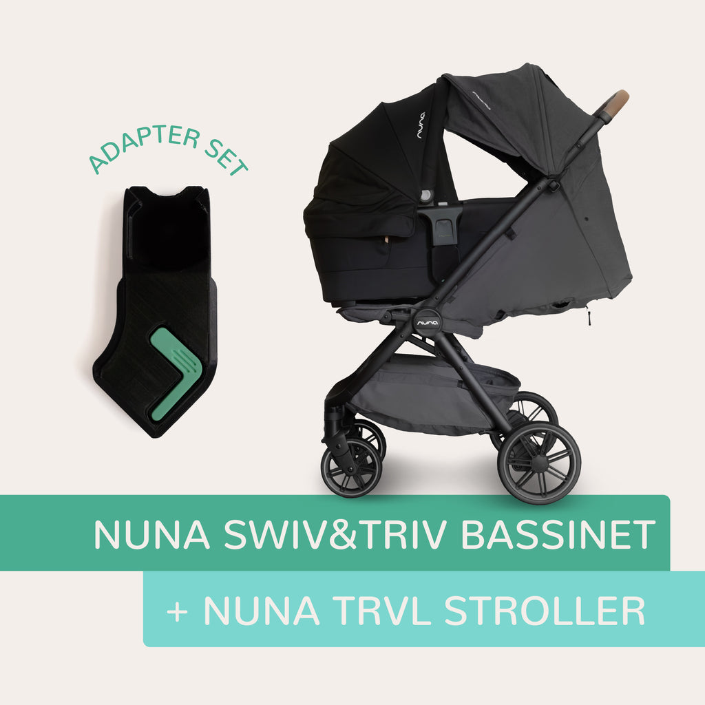 Vamos Baby Adapter – Nuna SWIV&TRIV Bassinet to Nuna TRVL Stroller