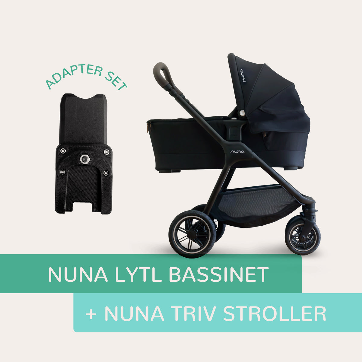 Vamos Baby Adapter – Nuna LYTL Bassinet to Nuna TRIV Stroller