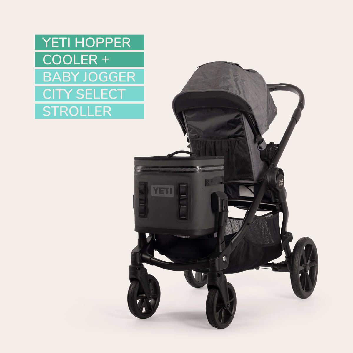Vamos Baby Adapter – YETI Hopper Cooler to Baby Jogger City Select Stroller