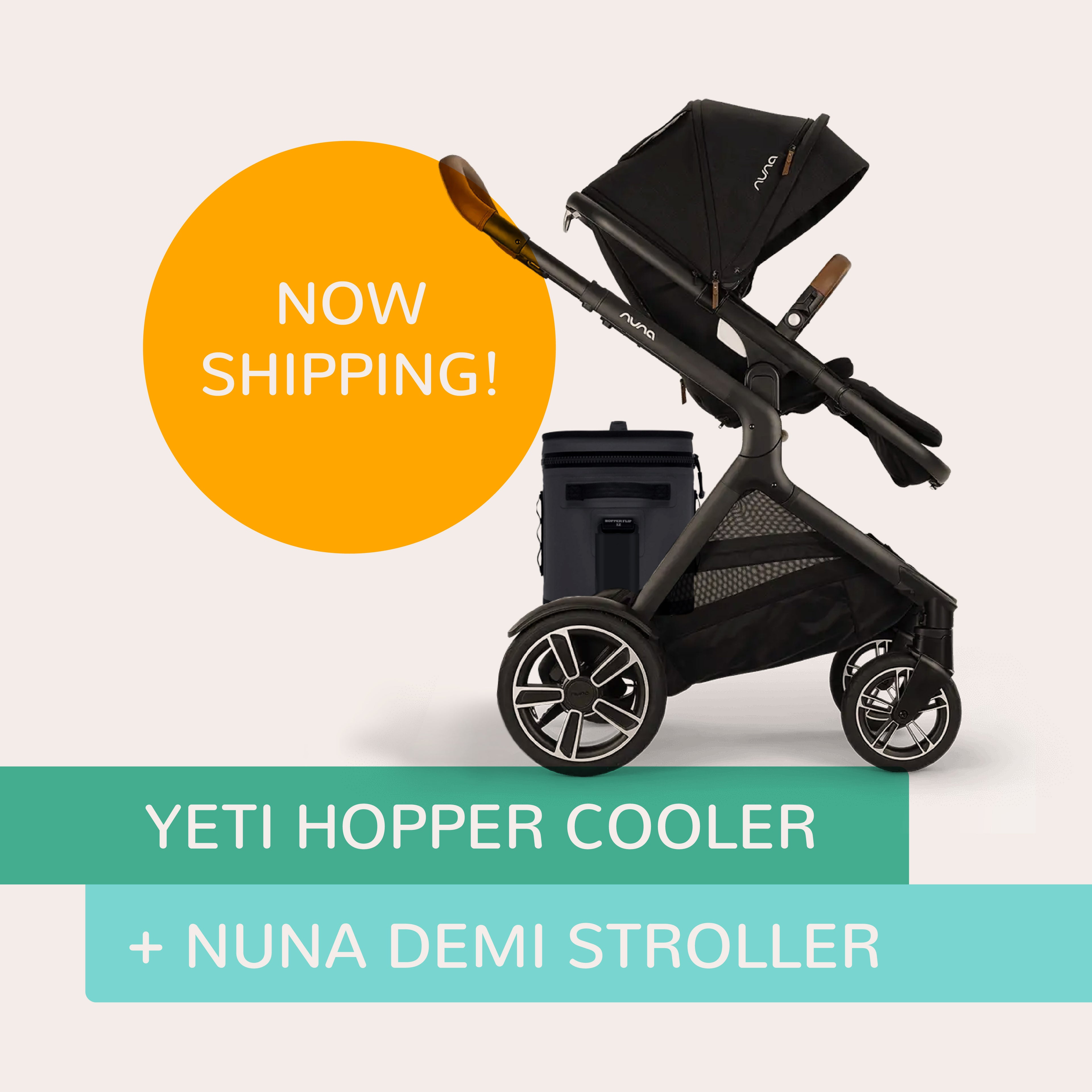 YETI Hopper Flip 12 Cooler to Nuna DEMI Stroller Adapter