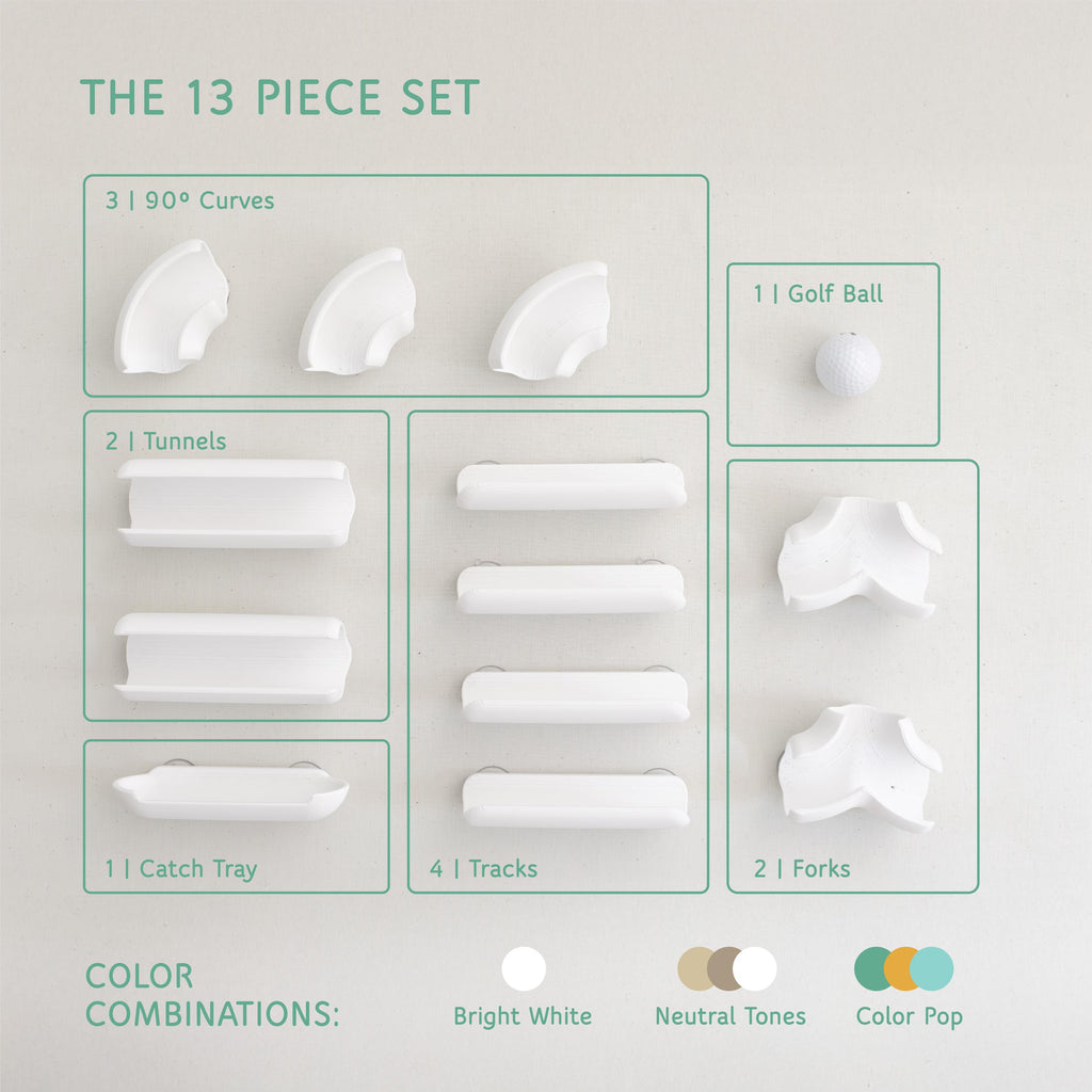 Suction Cup Ball Run | 13 Piece Set