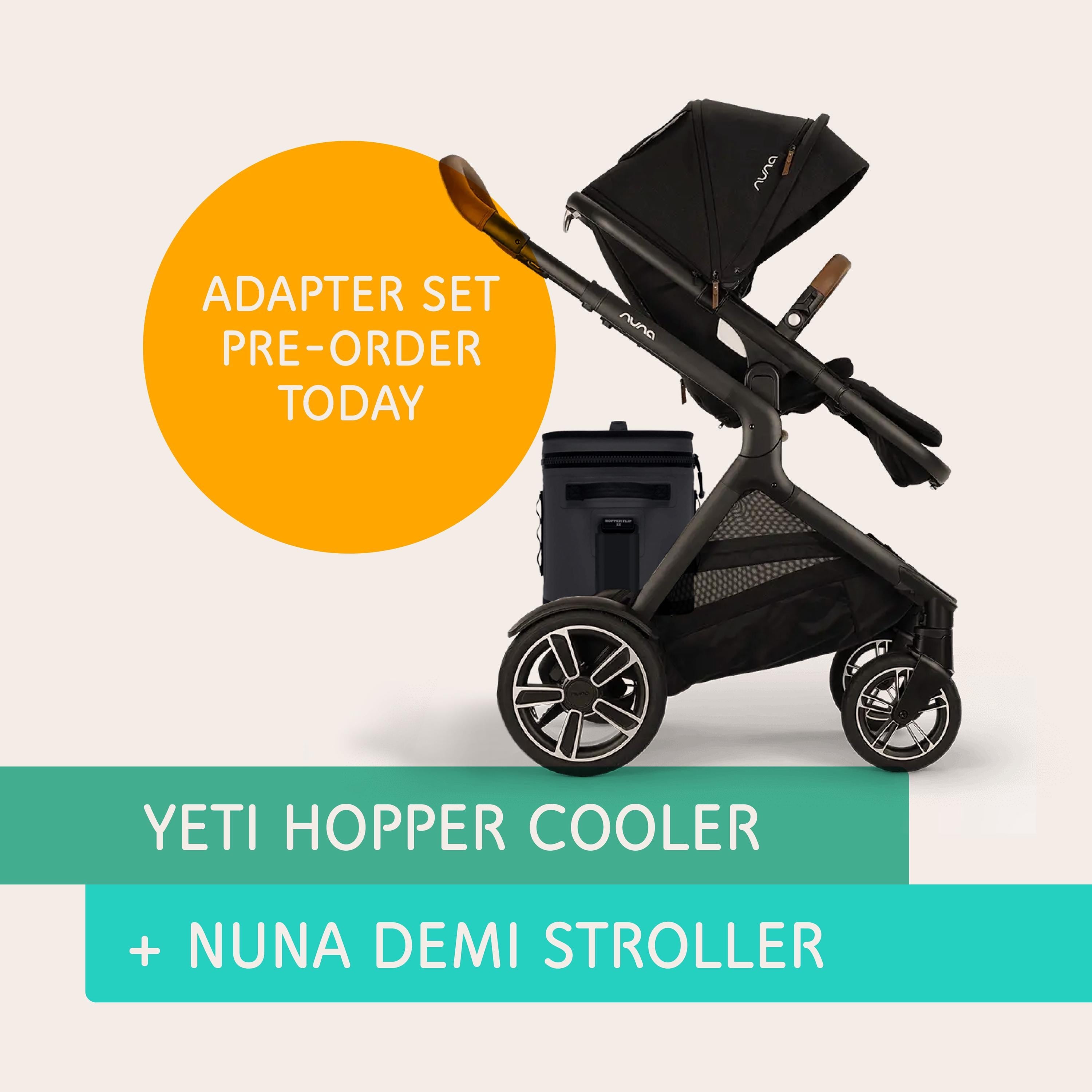 YETI Hopper Flip 12 Cooler to Nuna DEMI Stroller ADAPTER
